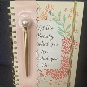 Notebook with pen